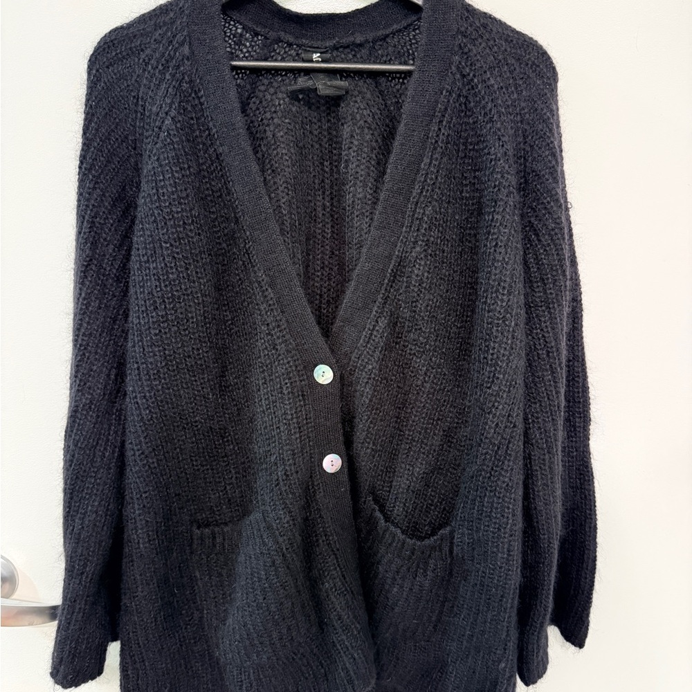 NAADAM Black Women's Cardigan